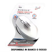 MOUSE OTTICO CON FILO MAXTECH M-Z018 ROSSO/BIANCO/CELEST