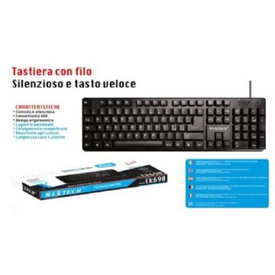TASTIERA CON FILO MAXTECH EK-690M