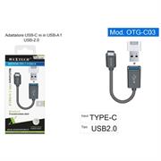 ADATTATORE TYPE-C USB MAXTECH OTG-C03