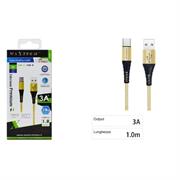 CAVO USB TYPE-C 1M MAXTECH F-TC022 ORO