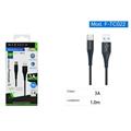 CAVO USB TYPE-C 1M MAXTECH F-TC022 NERO