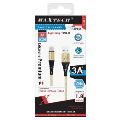 CAVO LIGHTNING 1M MAXTECH F-IP034 ORO