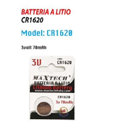 PILE CR1620 MAXTECH BLISTER 5 PEZZI
