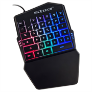 TASTIERA GAMING C/FILO EK-RGB02 MAXTECH