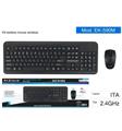 TASTIERA + MOUSE WIRELESS EK-590M