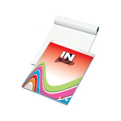 BLOCCO NOTE IN LINEA RED 10X15CM A6 FF.70  GR.60 5MM