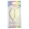 CANDELINA GIVI ITALIA CM.9,5 C/SUPPORTO N.0 AVORIO 06610