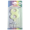 CANDELINA GIVI ITALIA CM.9,5 C/SUPPORTO N.8 AVORIO 06618