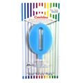 CANDELINA GIVI ITALIA CM.9,5 C/SUPPORTO N.0 AZZURR 06620