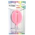 CANDELINA GIVI ITALIA CM.9,5 C/SUPPORTO N.0 ROSA 06630