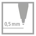PENNE STABILO EASYORIGINAL X MANCINIB-46834-3 AZZURRO