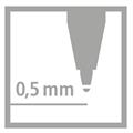 PENNE STABILO EASYORIGINAL X MANCINIB-46837-3 ROSA