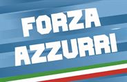 BANDIERA 150X100 FORZA AZZURRI TRICOLORE