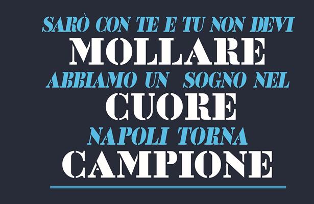 BANDIERA 150X100 NAPOLI NON MOLLARE DIVENTA CAMPIONE
