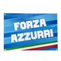 BANNER PVC 70X100 FORZA AZZURRI 4 OCCHIELLI