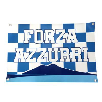 BANNER PVC 70X100 FORZA AZZURRI VESUVIO 4 OCCHIELLI