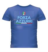 TSHIRT NAPOLI FORZA AZZURRI TRICOLORE TAGLIA XXL