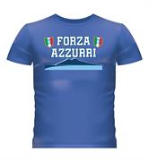 TSHIRT NAPOLI FORZA AZZURRI VESUVIO TAGLIA XL