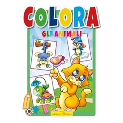 LIBRI COLORA GLI ANIMALI 7190