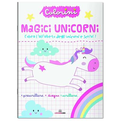 ALBUM DA COLORARE MAGICI UNICORNI 10976