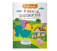ALBUM DA COLORARE IL GALLLO FA CHICCHIRICHI 10624