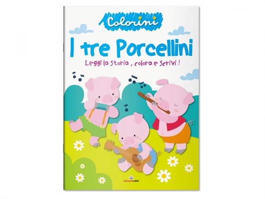 ALBUM DA COLORARE I TRE PORCELLINI 11164