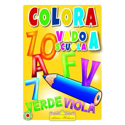LIBRI COLORA VADO A SCUOLA 9056