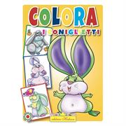 LIBRI COLORA I CONIGLIETTI 1968