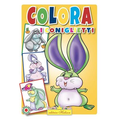 LIBRI COLORA I CONIGLIETTI 1968