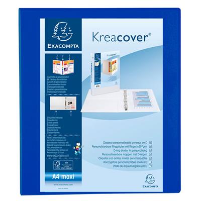 RACCOGLITORI PERS.32X48 4 ANELLI D.30 A4 BLU
