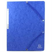 CARTELLE 3 LEMBI CON ELASTICO 24X34 BLE