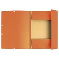 CARTELLE 3 LEMBI CON ELASTICO 24X34 ARANCIO