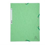CARTELLE 3 LEMBI CON ELASTICO 24X30 VERDE CHIARO