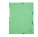 CARTELLE 3 LEMBI CON ELASTICO 24X30 VERDE CHIARO