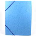 CARTELLE 3 LEMBI CON ELASTICO 24X30 TURCHESE