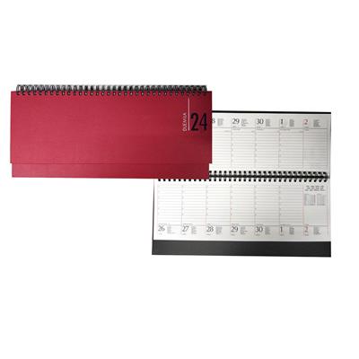 PLANNING SETTIMANALE SPIRALATO 28,8X11,7 9141XMT08 ROSSO