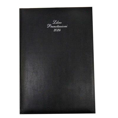 AGENDA MAGIQUE 21X29,7 12 RISTORANTI 7180RS34 NERO 2024
