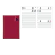 AGENDA GIORNALIERA 2024 17X24 ROSSO 9111XMT08