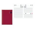 AGENDA GIORNALIERA 2024 17X24 ROSSO 9111XMT08
