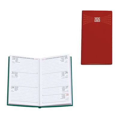 AGENDA SETTIMANALE 2026 BALACRON 8X14 0197S50 ROSSO