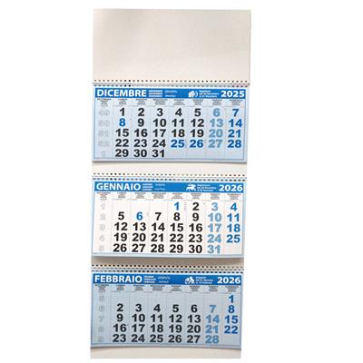 CALENDARIO TRITTICO 2026 CON SPIRALE F002