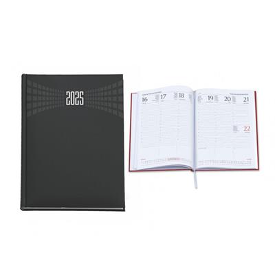 AGENDA SETTIMANALE MATRA 2025 CM 17X24 NERO 0177