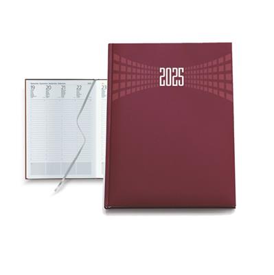 AGENDA SETTIMANALE 2025 MATRA CM 21X30 ROSSO 0360