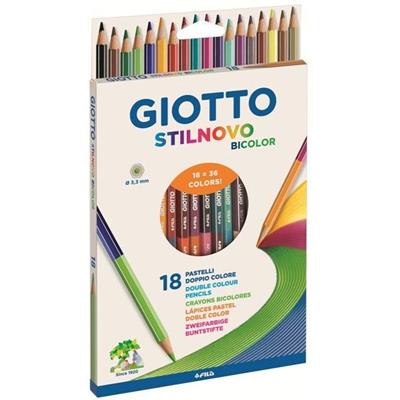 PASTELLI GIOTTO STILNOVO BICOLOR 18