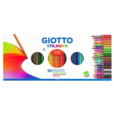 PASTELLI GIOTTO STILNOVO PZ.50+TEMPERAMATITE F257300