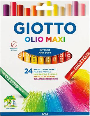 PASTELLI OLIO MAXI GIOTTO 24 COLORI