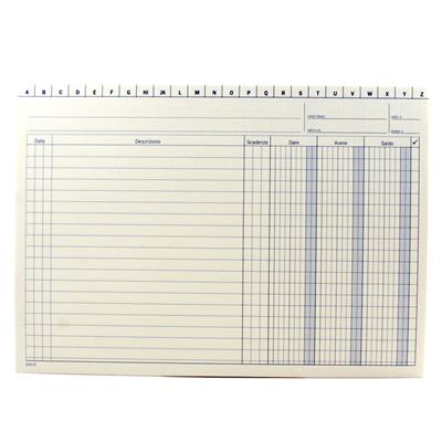 SCHEDE DARE/AVERE/SALDO 17X24 572100000G