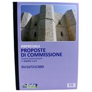 BLOCCO PROPOSTE COMMISSIONE 2 COPIE FF.50/50 A4 16721C00