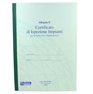 ALLEGATO E CERTIFICATO DI ISPEZIONE 1427ERIC