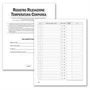 REGISTRO RILEVAZIONE TEMPERATUTRA 24PAG31X24,5 3219TC100